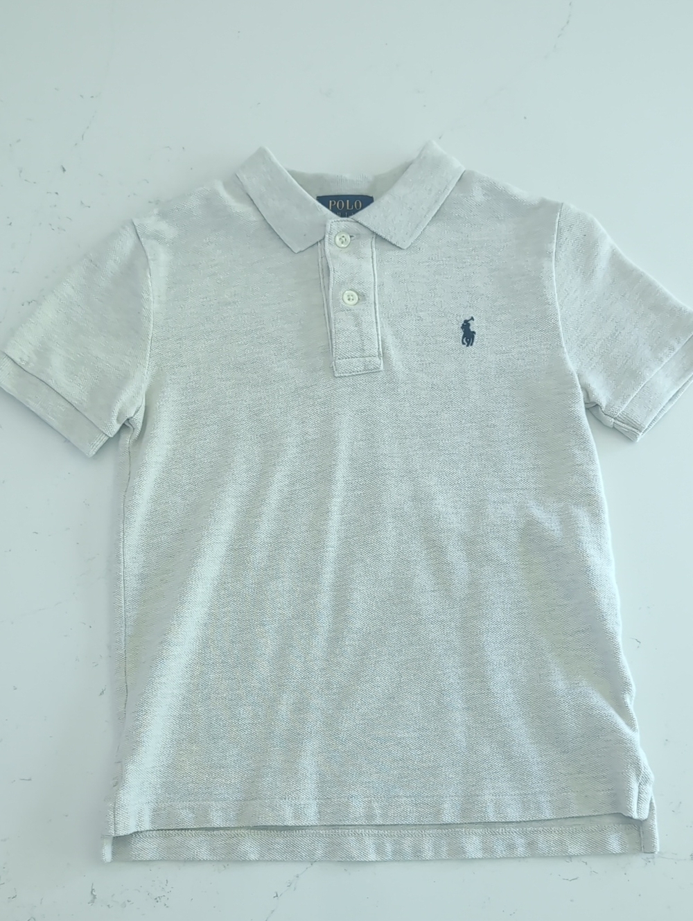 Polo by Ralph Lauren Light Gray Short-Sleeve Polo